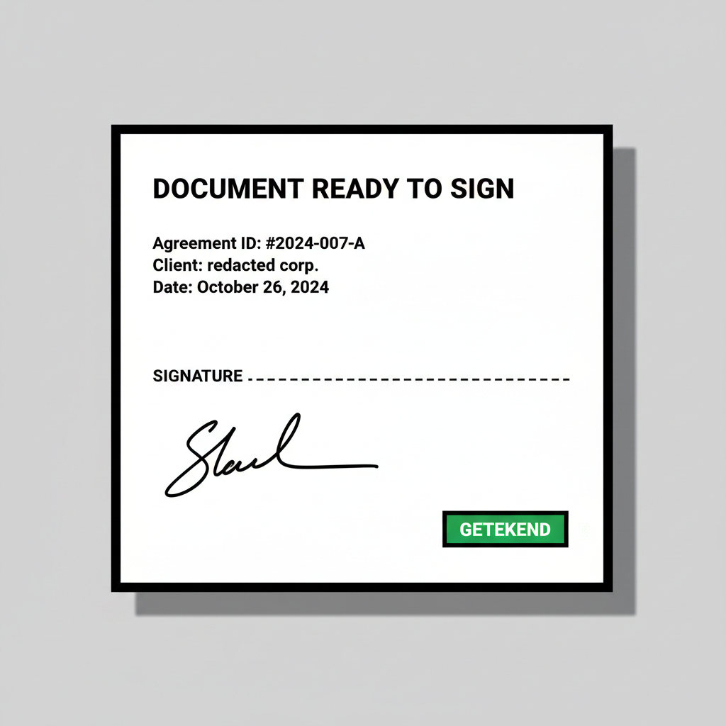 Digitaal laten tekenen zonder DocuSign-abonnement