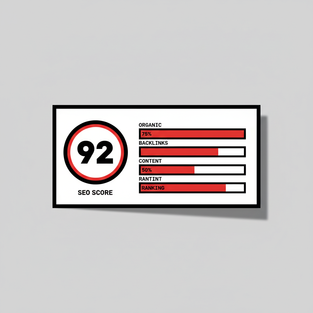 SEO zonder mist — een score en een to-dolijst
