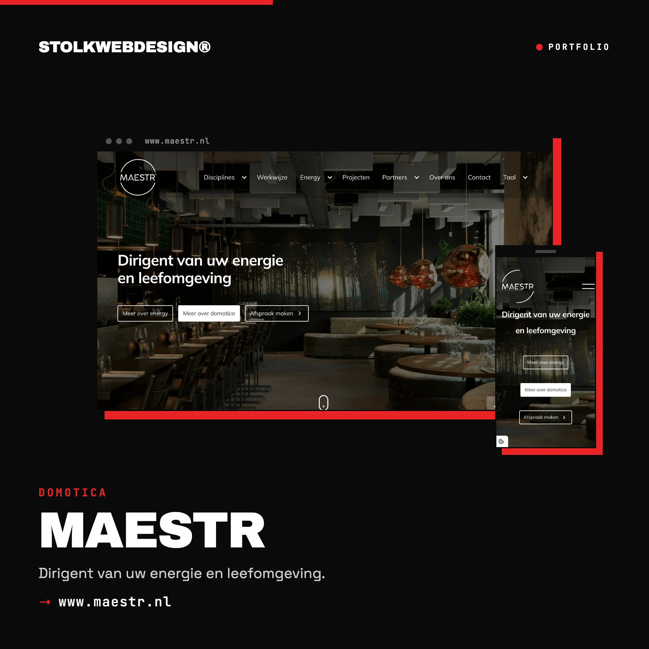 Website Maestr door Stolkwebdesign